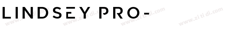 Lindsey Pro字体转换